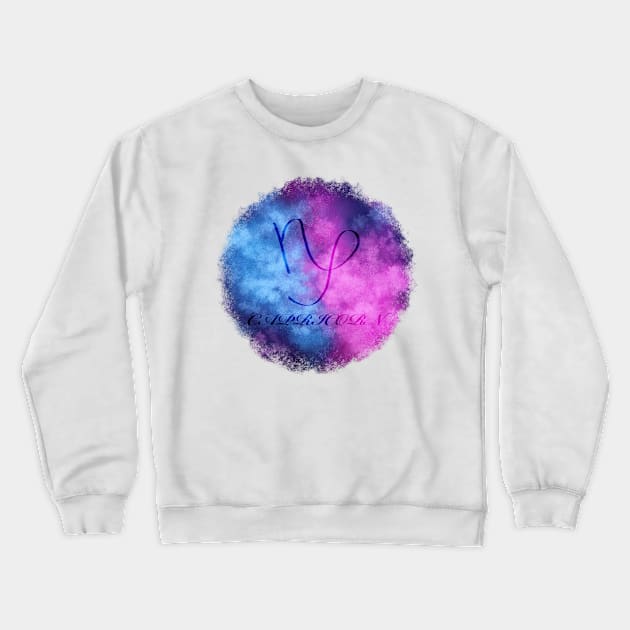 Capricorn Zodiac Crewneck Sweatshirt by Velvet